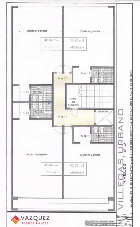 Oficina en Moderno Edificio  
