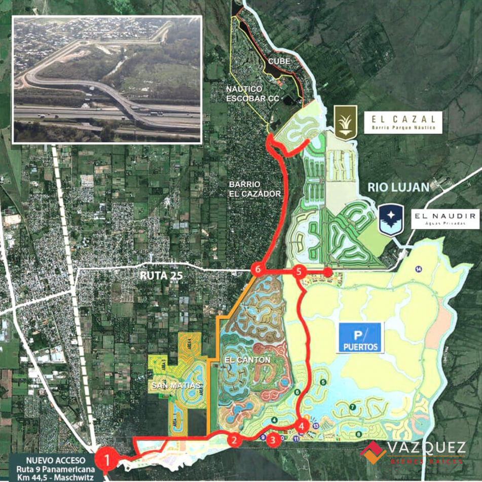 Lote a la Laguna Club Nautico El Cazal