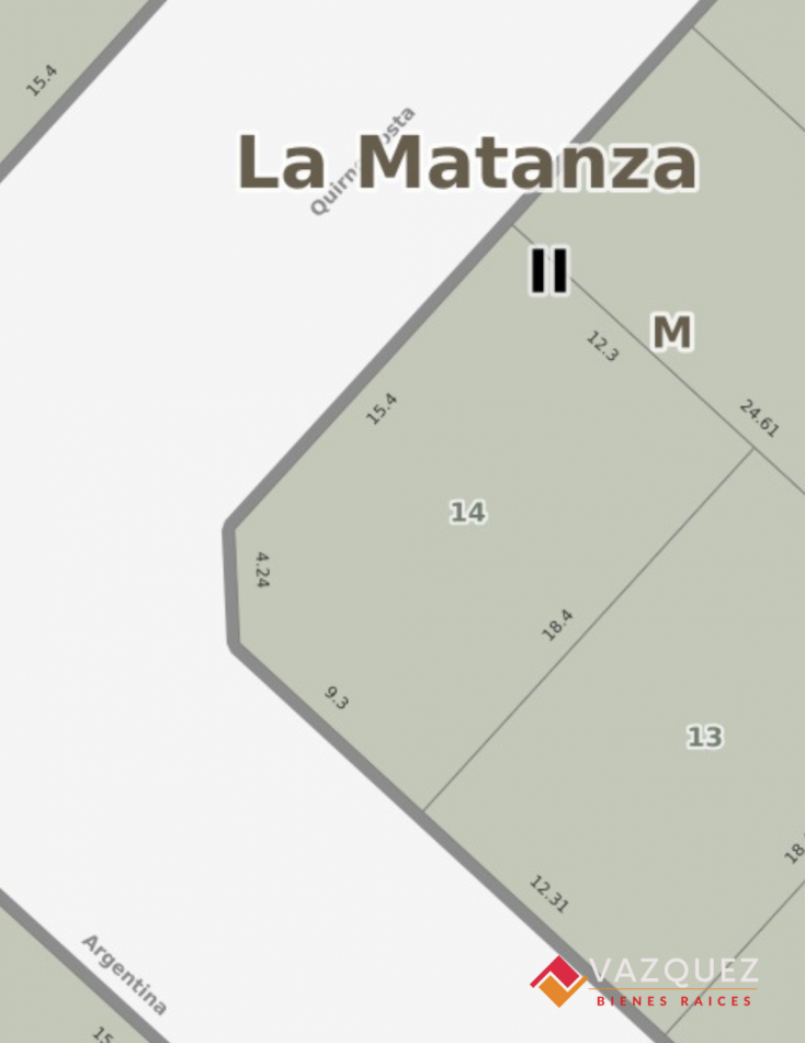 Lote con Casa a Reciclar