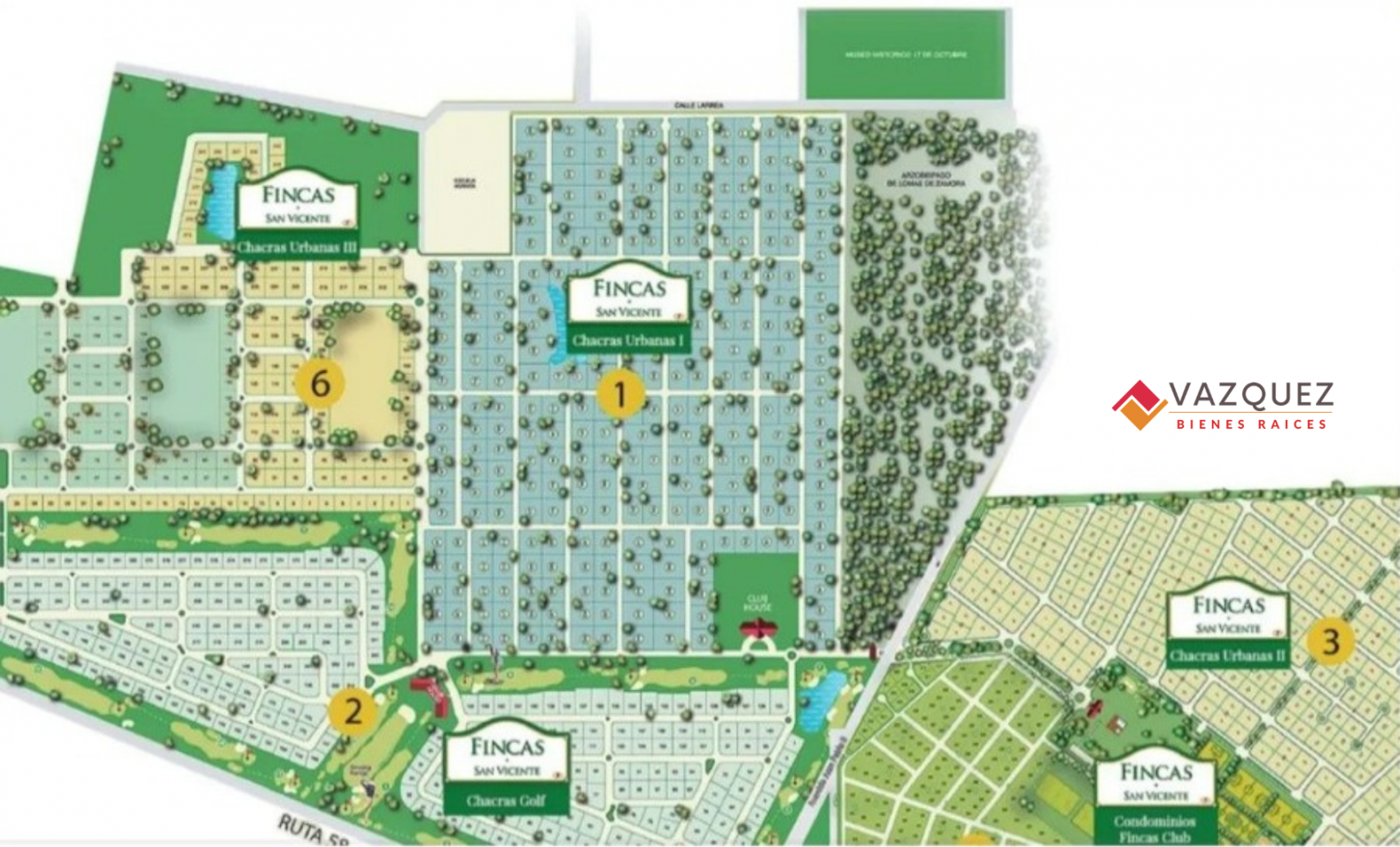 Lote en Fincas San Vicente Chacras I